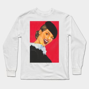 Anne Hathaway Long Sleeve T-Shirt